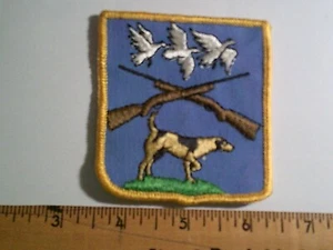 Bird Hunting Patch Outdoors Camping Fishing Hunting NOS Vintage Original  70's - Picture 1 of 4