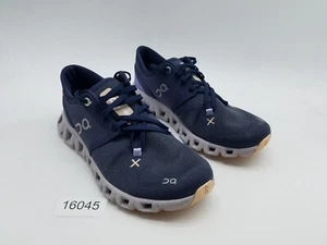 Zapatos para correr On Cloud X Swiss Engineering para mujer talla 6 azul marino *menos de 5 millas - Imagen 1 de 12