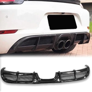 100%Rear Carbon Fiber Bumper Diffuser Lip for Porsche 718 Boxster Cayman 2016-18 - Foto 1 di 4