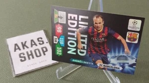 Andrés Iniesta Edición Limitada 2013/2014 Liga de Campeones PANINI RARO raro - Imagen 1 de 3