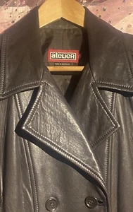 Brown Atelier Sheepskin Jacket Size Small - Picture 1 of 13