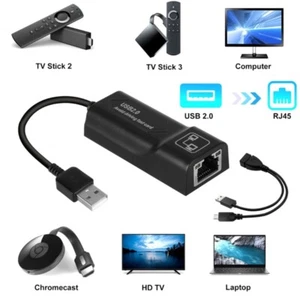 Networking Ethernet Adapter for TV3 Enhancing Streaming Experience Home Use - Photo 1/8