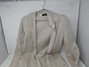 A New Cross Handcrafted In Colombia Womens Cotton Trench Coat Size XS (uu) - Picture 1 of 14