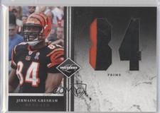 2011 Panini Limited Jumbo Materials Jersey Numbers Prime /15 Jermaine Gresham