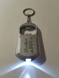 Crown Royal Regal Apple Flashlight Bottle Opener Key Chain Keychain NEW HTF! - Picture 1 of 3