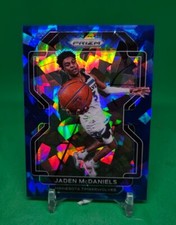 2021-22 Panini Prizm Jaden McDaniels Blue Ice 005/125