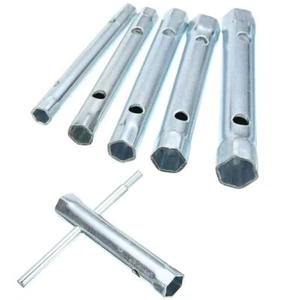 Steckschlüssel Satz Rohrsteckschlüssel Set Schraubenschlüssel Sechskant 8-17 mm⭐ - Bild 1 von 12