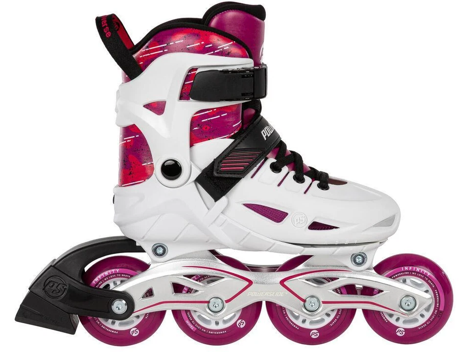 Powerslide Kinder Inline Skate | Universe 4W pink | verstellbar Größen 29-40 - Bild 1 von 1
