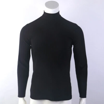 For Picard 3 Black Vertical Stripe Undershirts Cosplay Starfleet Shirts Costumes - Image 1 of 4