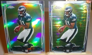 Jordan Matthews 2014 Topps Chrome MINI Rookie RC lot Pulsar #/102 & Refractor  - Picture 1 of 1
