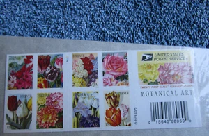 Forever USA Stamps Botanical Art 20 Total Stamps Mint New Sealed 160-73-115 - Picture 1 of 2