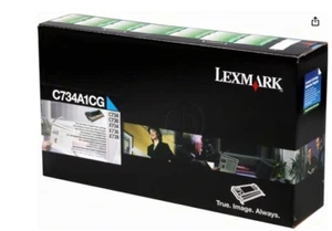 Lexmark Toner C734A1CG Cyan für Lexmark C734 C736 X734 X736 X738, OVP - Bild 1 von 1