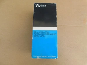 Vintage Vivitar 85-205mm 1:3.8 Tele-Zoom Lens 22502269 Made in Japan w/ Case - Picture 1 of 9