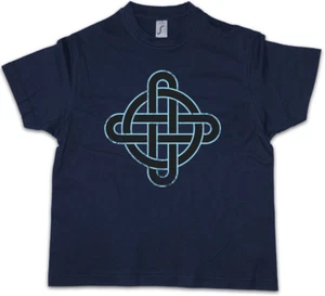 CELTIC KNOT LOGO SIGN IX Kids Boys T-Shirt Celts Thor celtic Odin Cross Runes - Picture 1 of 1