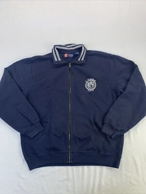 Chaps Polo Azul Marino Cremallera Completa Algodón Hombre Chaqueta Sudadera Talla XL Foto 1 de 4