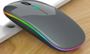 RGB USB 2.4G Wireless Computer Rechargeable Charging Mouse Phone Gaming Mouse - Picture 1 of 16