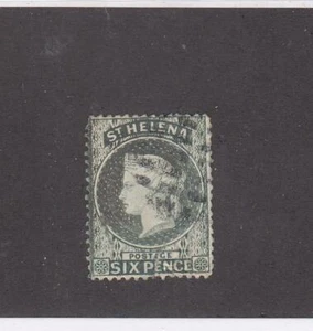 ST. HELENA (MK6611) # 7 F-USADO 6p 1889 REINA VICTORIA/GRIS - Imagen 1 de 1