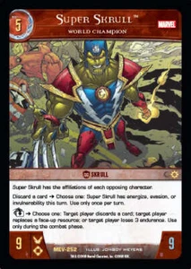 VS System: Super Skrull, World Champion [Played] Marvel Evolution TCG CCG Classi - Picture 1 of 1