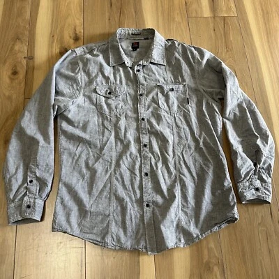 Oceancurrent Mens Large L Long Sleeve Button Up Shirt - Image 1 of 4