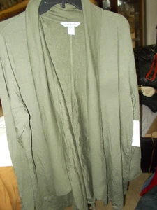 Cárdigan envolvente de dos vías Athleta para mujer Nirvana Wear talla L verde claro - Imagen 1 de 2