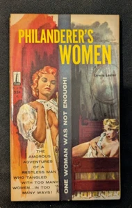 Philanderers Frau von Lewis Lester Vintage Sleaze lesbisches Taschenbuch Leuchtfeuer #B318 - Bild 1 von 4