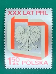 Polska XXX LAT PRL 1.50 zL Poland Single Stamp - Picture 1 of 2
