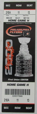 2000 Stanley Cup Playoffs Game H Full Ticket Flyers vs. New Jersey Devils Cover