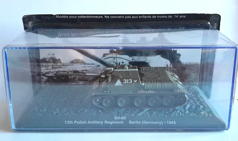 z1)Die Cast Tank - SU-85 - Berlin (Germany) 1945 - scala 1/72 - Immagine 1 di 1