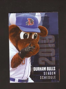 Durham Bulls--2019 Pocket Schedule--Strategic Systems--Rays Affiliate - Picture 1 of 2
