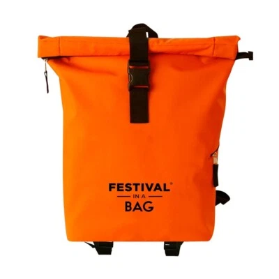Huge 65L Festival Bag H/Duty Back Rucksack Flat Pack Waterproof Camping Fishing - Image 1 of 3
