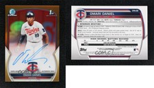 2023 Bowman Chrome Prospect Auto Gold Refractor /50 Omari Daniel #CPA-OD Auto