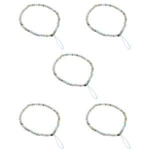5 Count Handyriemen Handy-Lanyard Zur Diebstahlsicherung Perlenbesetzte - Zdjęcie 1 z 12