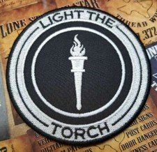 EMBROIDERED LIGHT THE TORCH METALCORE BAND PATCH 