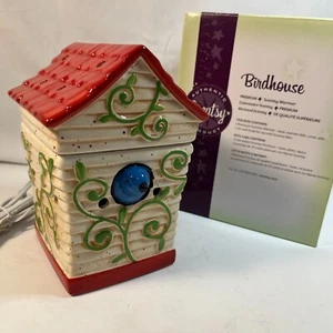 Scentsy Birdhouse Bluebird Wax Warmer Full-Size Retired NEW Spring Summer Bird - Bild 1 von 10