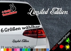Limited Edition Aufkleber Sticker Spruch Text tuning rar selten treffen JDM DUB - Bild 1 von 26