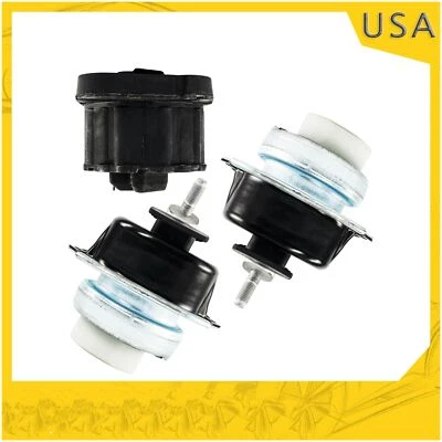 3x Fit For BMW X5 X6 Front Left Right Engine Mounts Transmission Mount - Image 1 of 4