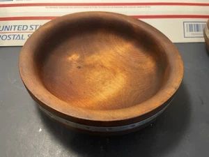 Saga Norway Wood Bowl With Metal Band - Picture 1 of 7