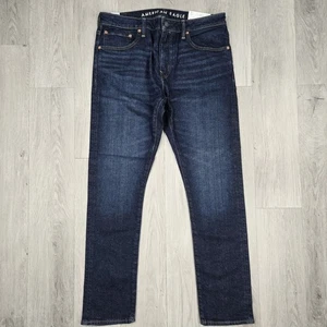 American Eagle Jeans 34x32 Dark Wash Slim High Tide Flex With Tags - Picture 1 of 10