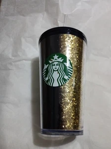 Starbucks Tumbler 16oz Gold Glitter Sammlerstück - Bild 1 von 2