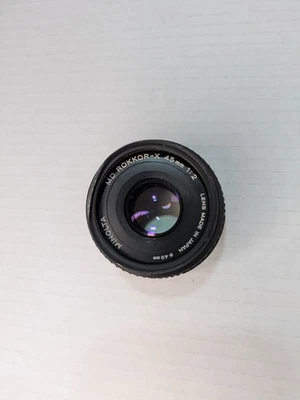 Minolta Rokkor-x 45mm Camera Lens Made in Japan - Image 1 of 4