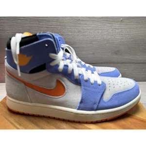 Nike Jordan 1 High Zoom Air CMFT 2 Hombres Talla 10 Azul Real Naranja DV1307 184 - Imagen 1 de 5