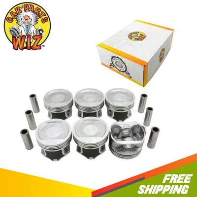 Engine Piston Set Fits 96-06 Jeep Cherokee Grand 4.0L 12V - Image 1 of 2