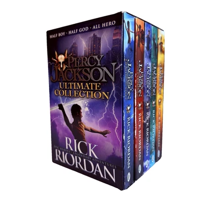 Percy Jackson Ultimate Collection 5 x Paperback Boxset Rick Riordan - image 1 of 4