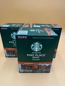 Starbucks Pike Place Roast Coffee K-Cup Pods, Medium Roast, 66 ct. - Picture 1 of 3