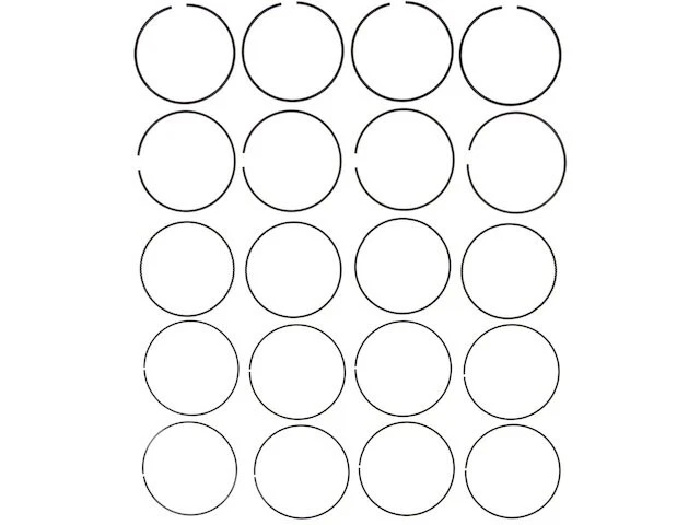 Anillo de pistón para 09-17 Toyota Camry RAV4 Highlander Venza 2,5 L 4 cilindros GAS YT95P8 Foto 1 de 1