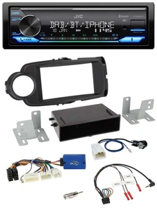 JVC Bluetooth DAB USB Lenkrad Autoradio für Toyota Yaris ab 2014 schwarz 28-Pin - Bild 1 von 11