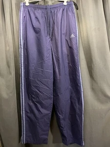 2000s Adidas Purple Lavender Track Sweat Pants Size Large - Picture 1 of 8