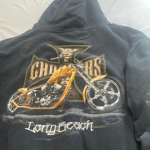 Vintage West Coast Choppers Long Beach Jesse Who Hooded Sweatshirt Black Sz XXL - Picture 1 of 8