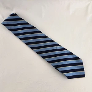 Corbata Brooks Brothers Para Hombre Azul Repp Rayas Toda Seda Hecha en EE. UU. 3,5x57 Corpcore - Imagen 1 de 8