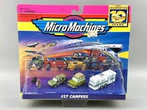 Micro Machines 10th Anniversary #37 Campers - Trailer Explorer Hiker Bear NEW - Picture 1 of 13
